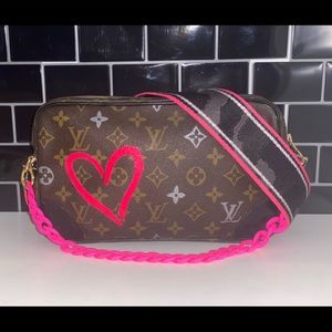 Vintage Louis Vuitton Marley Dragonne custom crossbody